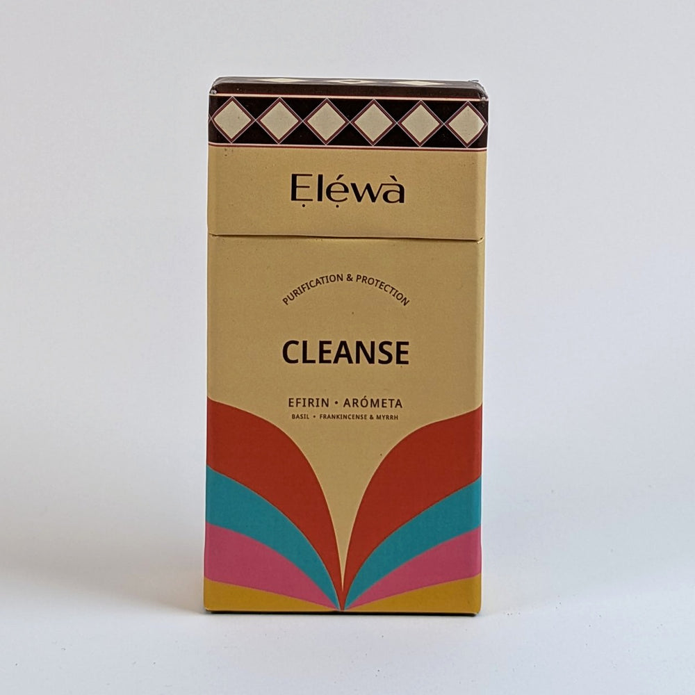 CLEANSE incense box, closed